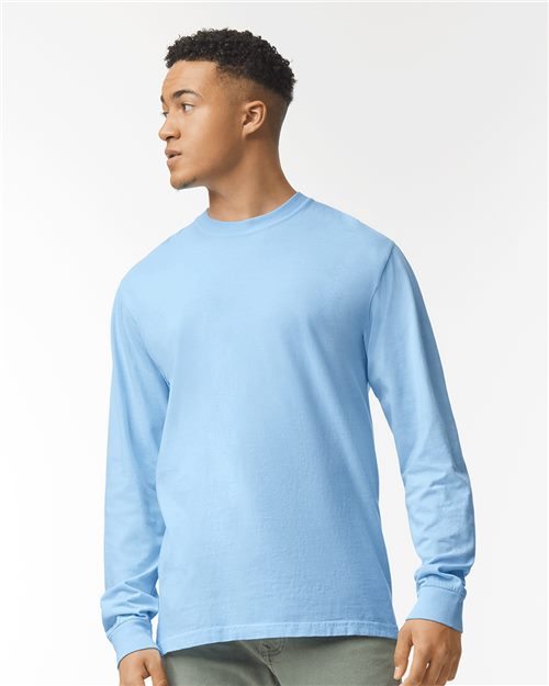 T-shirt manches longues épais teinté en pièce T-shirt manches longues épais teinté en pièce